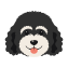 Icon of police dog Leia.