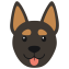 Icon of police dog Rono.
